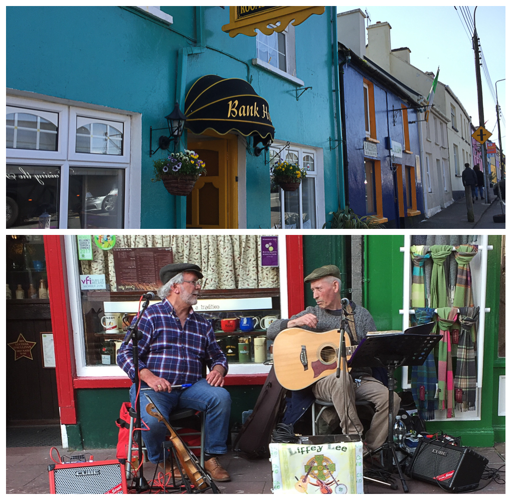 colorful streets and musicians