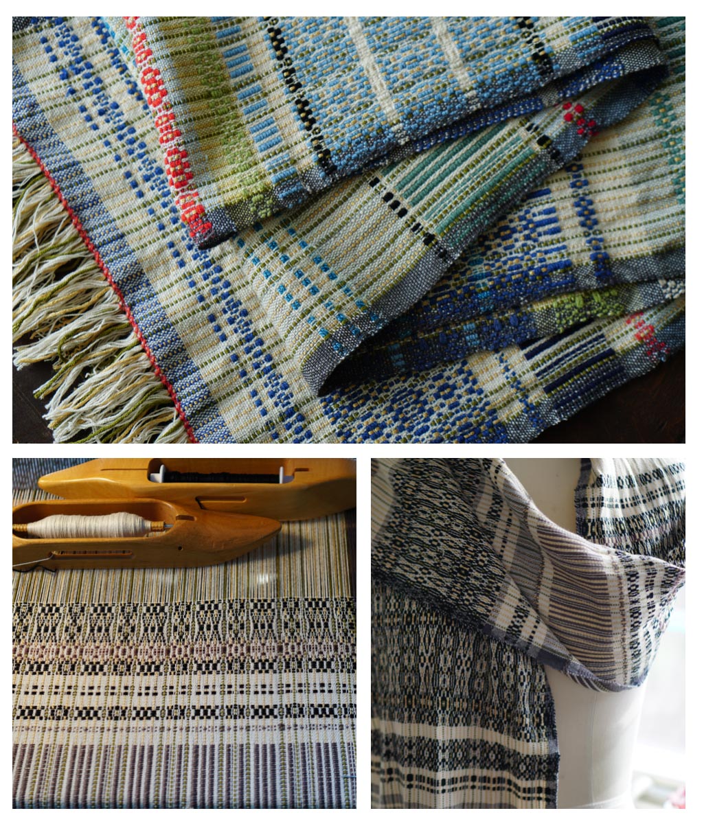 My Bateman weave scarves