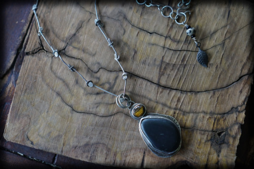 beach stone necklace