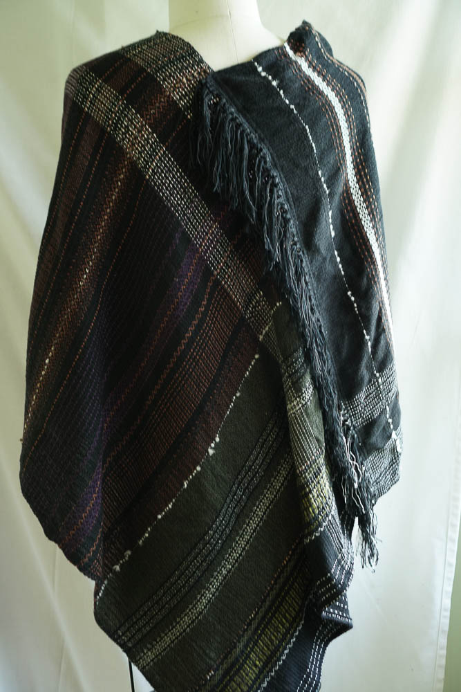 handwoven poncho