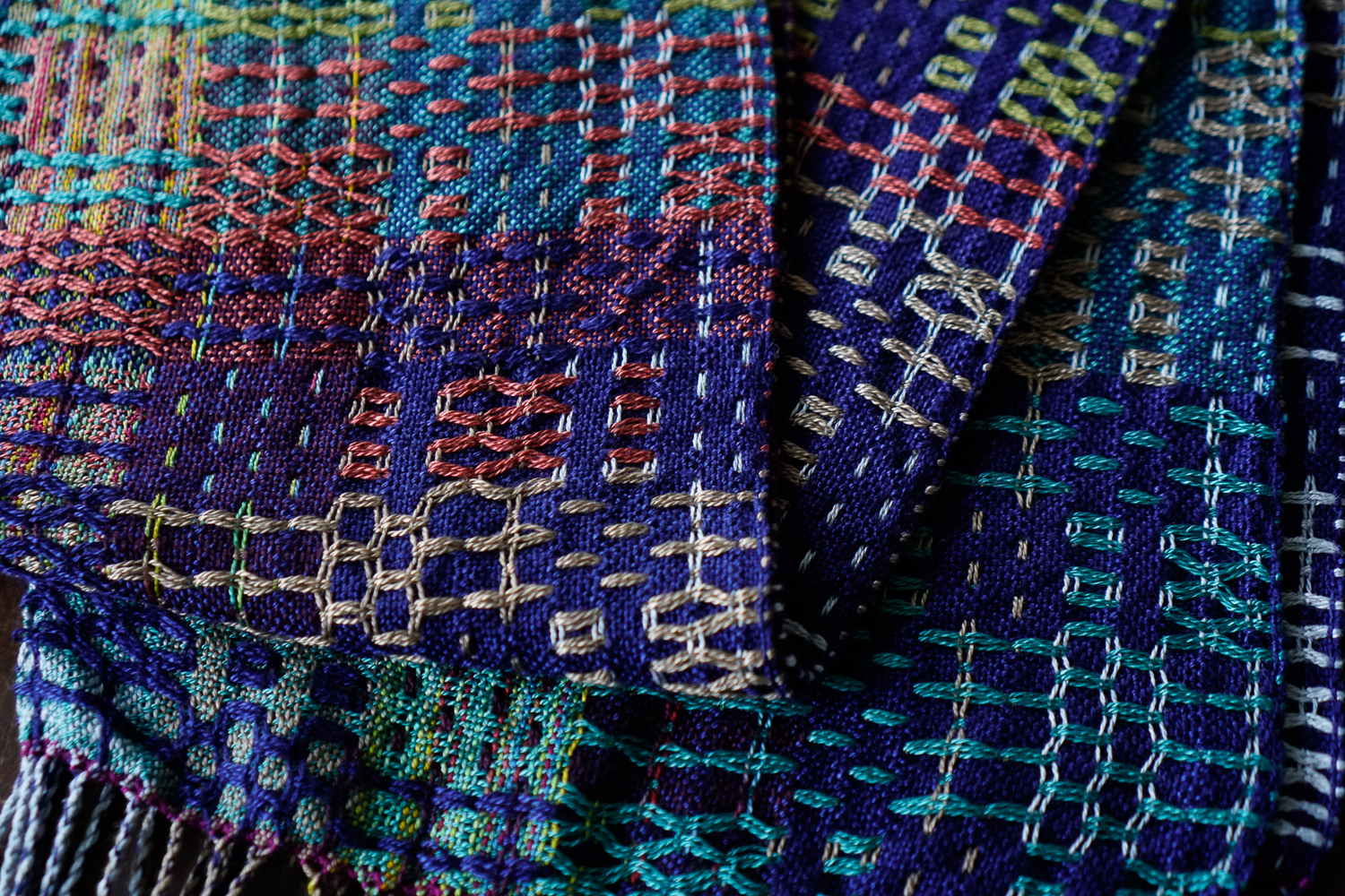 handwoven scarf