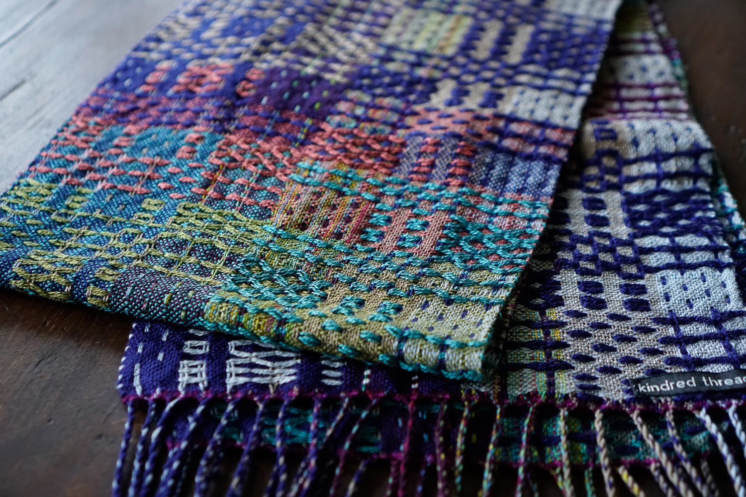 handwoven scarf