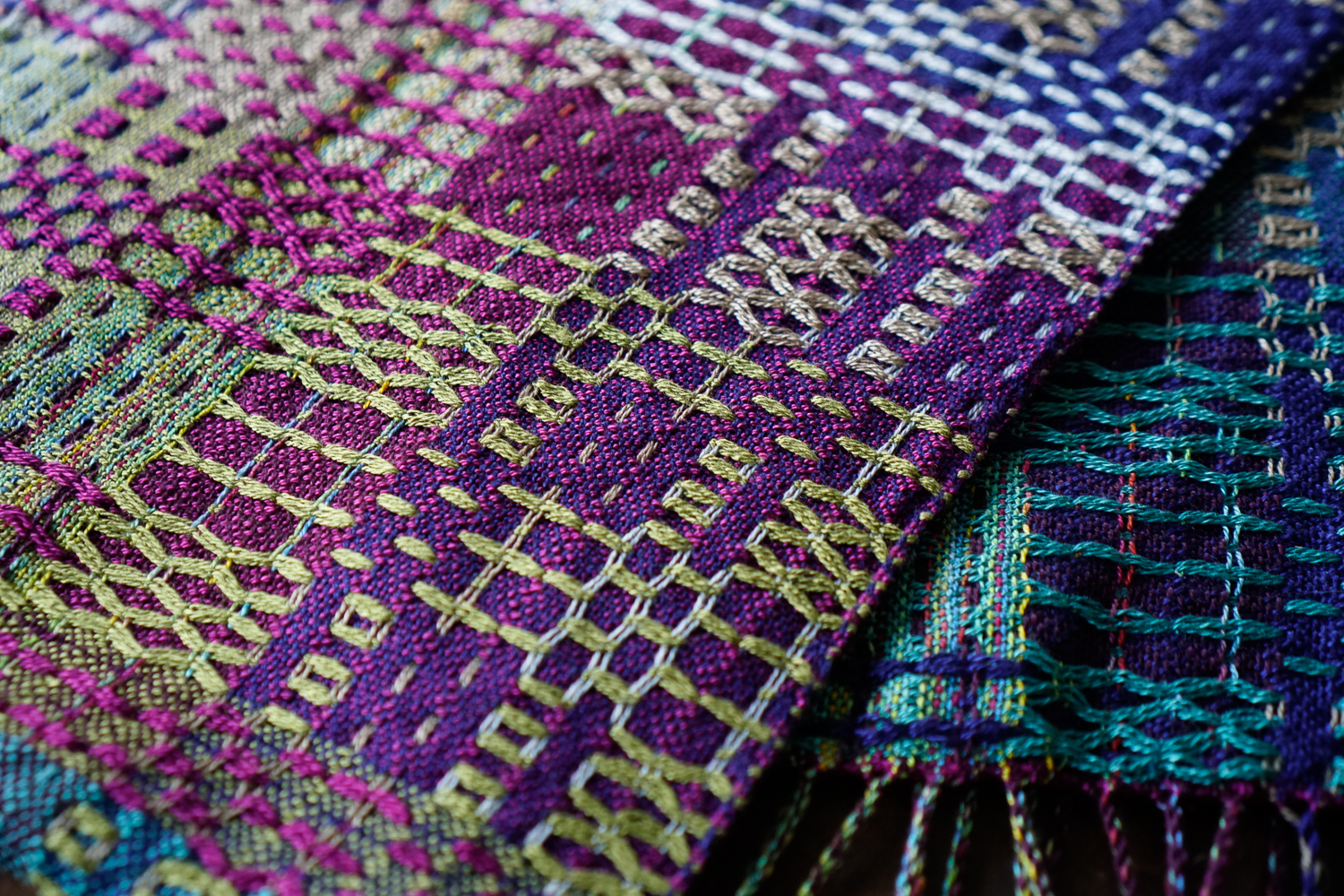 handwoven scarf